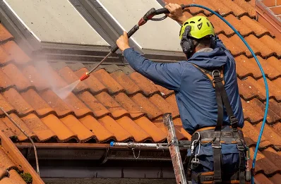 Démoussage et hydrofuge de toiture à Chanaz